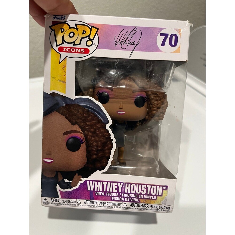 Funko Pop! Icons Whitney Houston #70 How Will I Know Vinyl Figure Vaulted